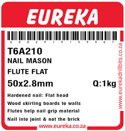 T6A210 - Masonry Nail -T6A210_Label_T